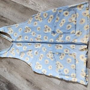 SO Blue and Yellow Floral Dress